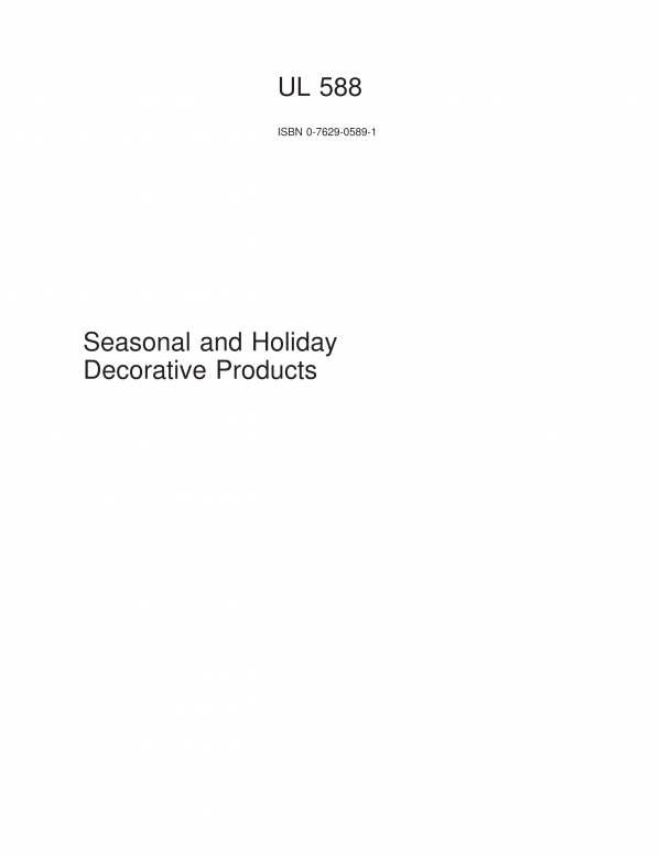 UL 588 PDF UL 588 PDF